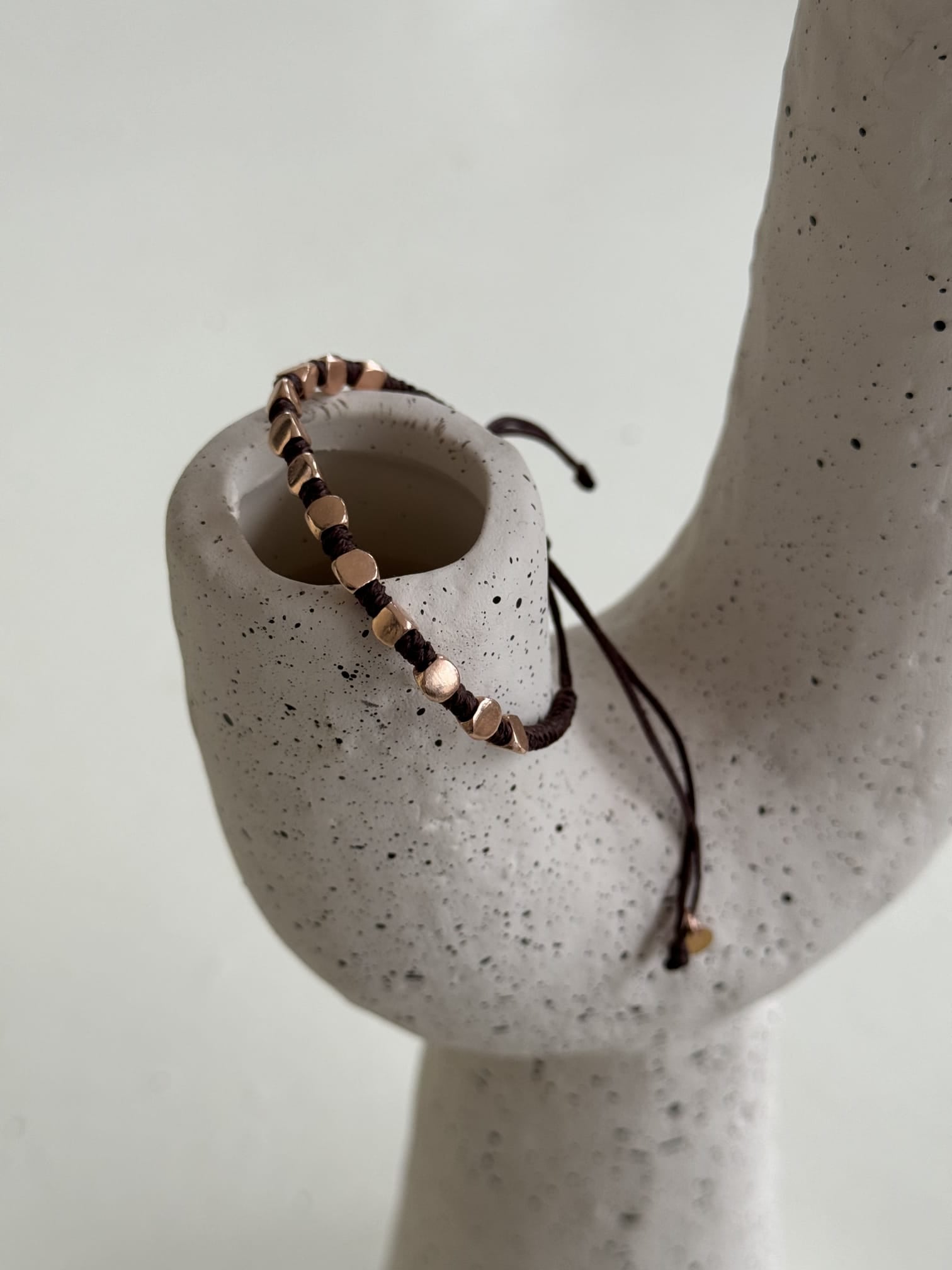 BROWN STONE MİX BRACELET