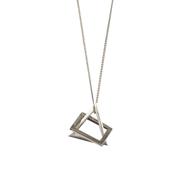 Silver Triangle Necklace