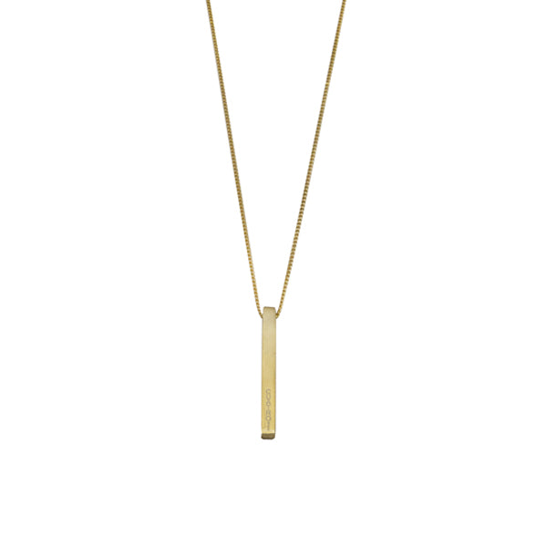 Gold Stick Necklace